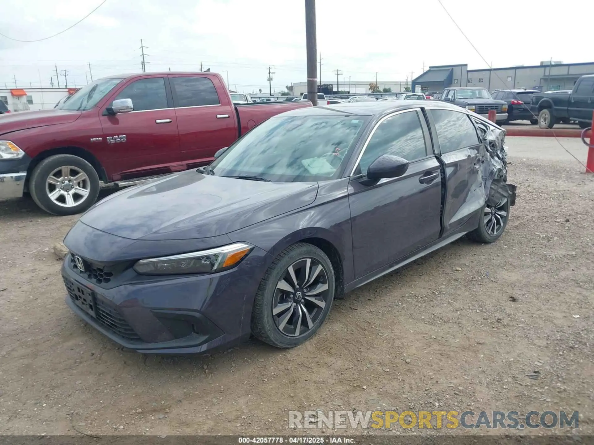 2 Photograph of a damaged car 19XFL1H79NE011649 HONDA CIVIC 2022