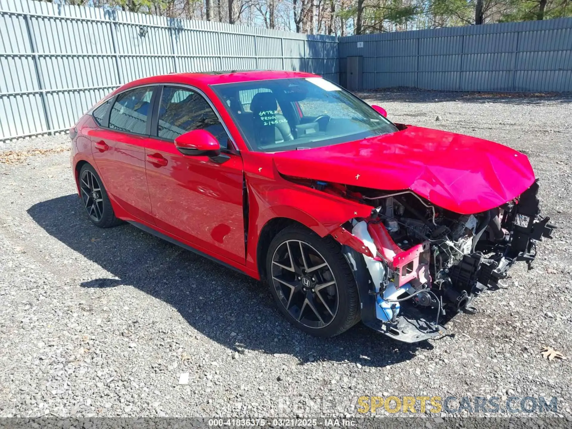 1 Photograph of a damaged car 19XFL1H80NE015226 HONDA CIVIC 2022