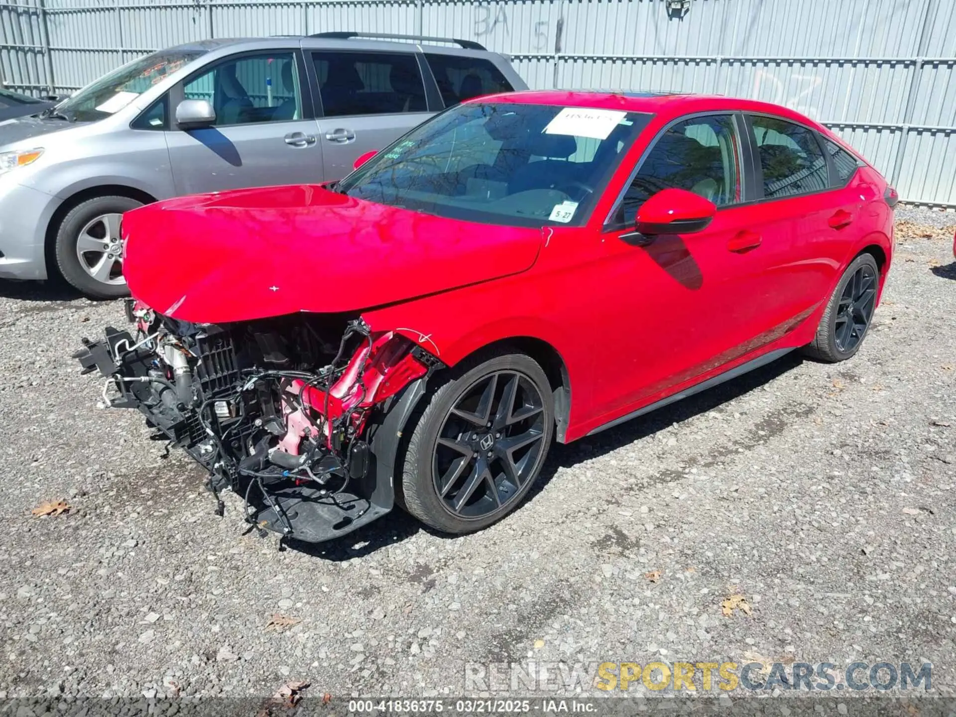2 Photograph of a damaged car 19XFL1H80NE015226 HONDA CIVIC 2022