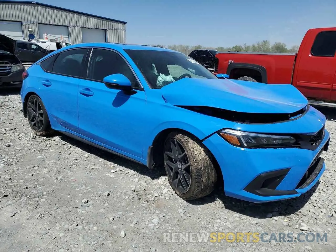4 Photograph of a damaged car 19XFL1H80NE016781 HONDA CIVIC 2022