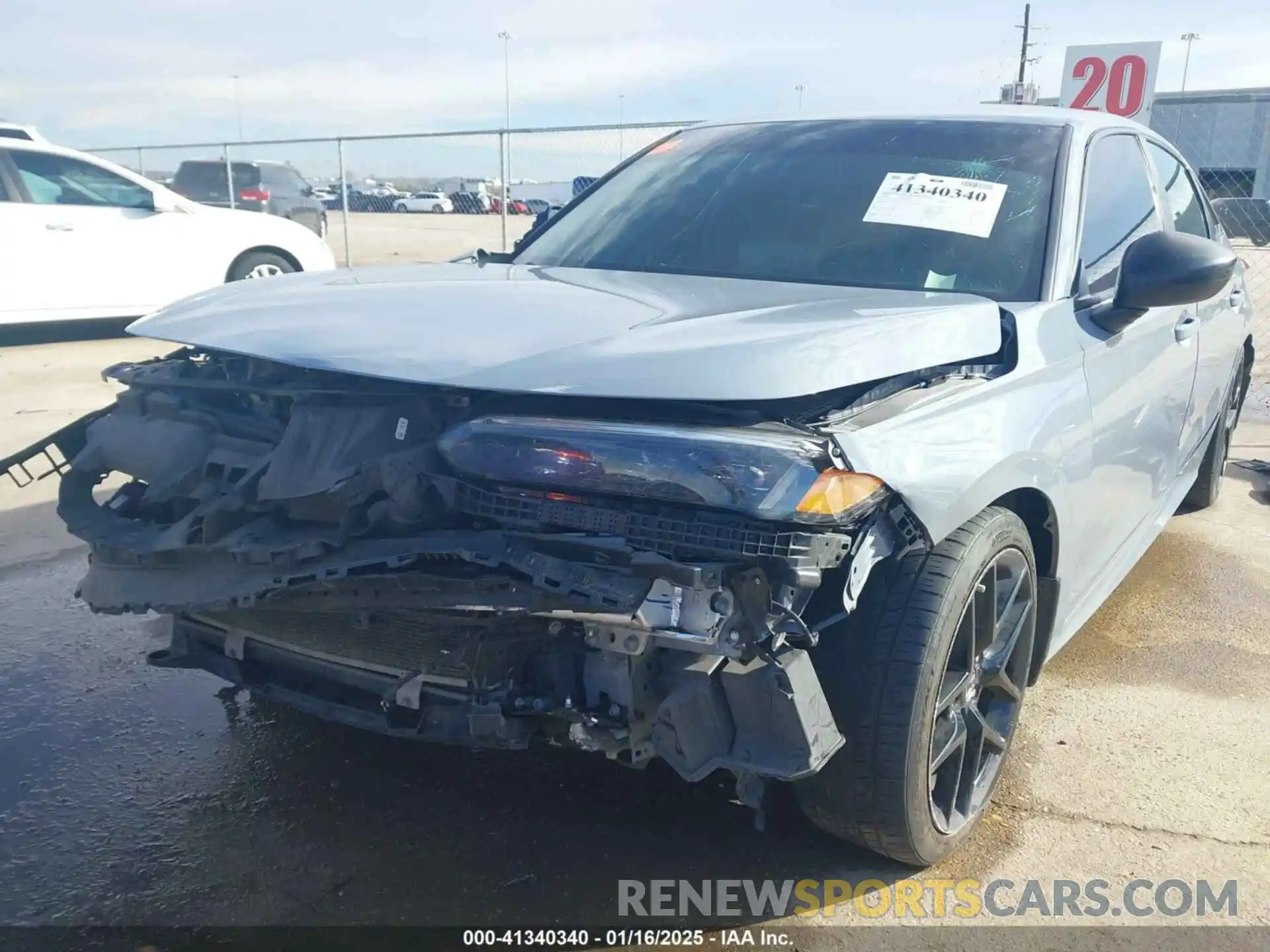 6 Photograph of a damaged car 19XFL1H82NE011453 HONDA CIVIC 2022