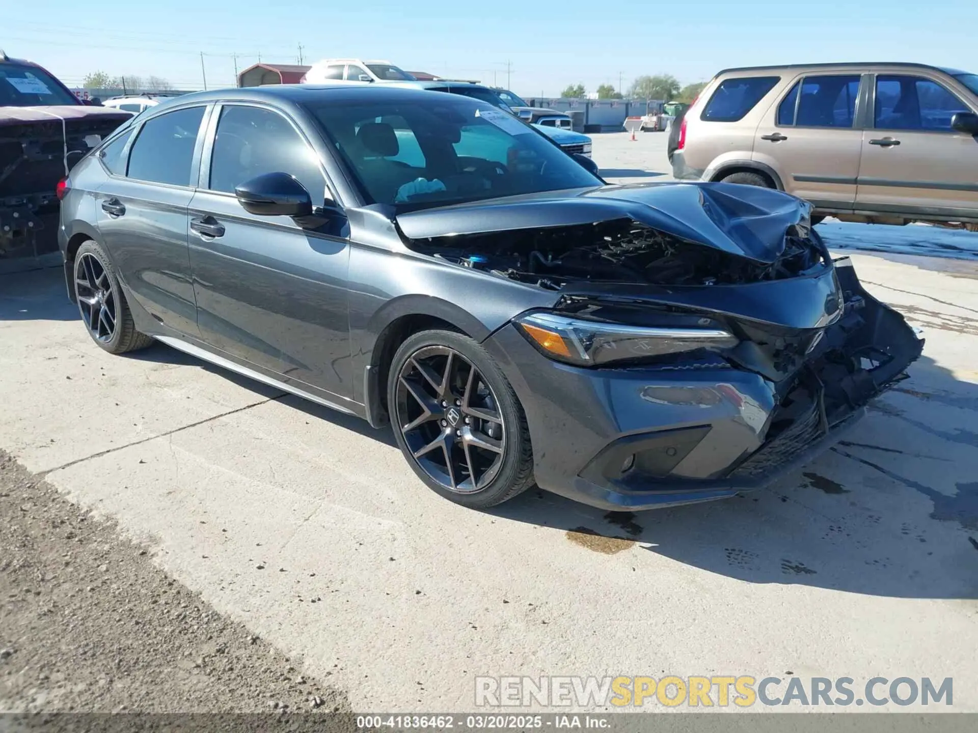 1 Photograph of a damaged car 19XFL1H83NE022056 HONDA CIVIC 2022