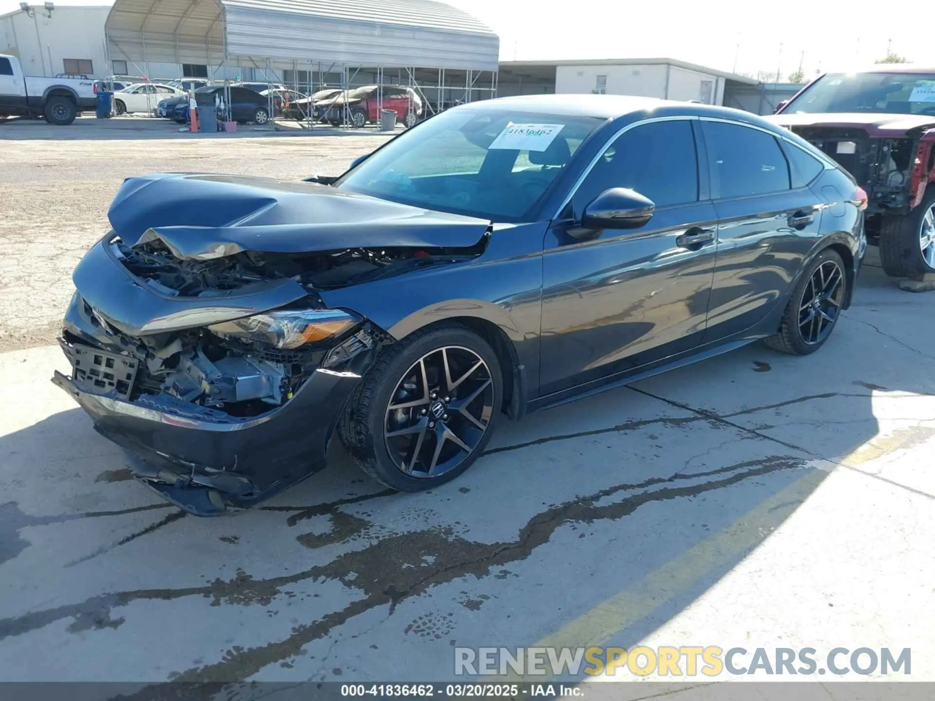 2 Photograph of a damaged car 19XFL1H83NE022056 HONDA CIVIC 2022