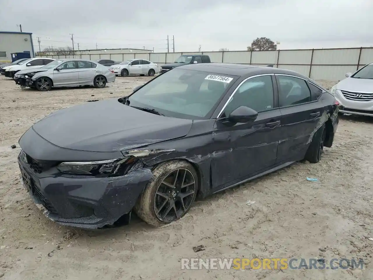 1 Photograph of a damaged car 19XFL1H85NE009700 HONDA CIVIC 2022