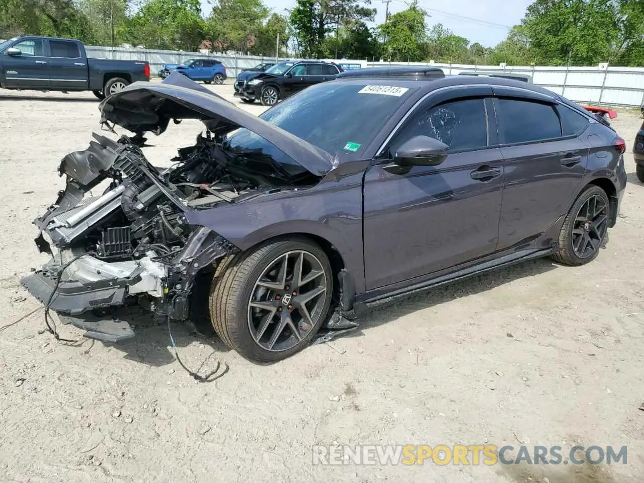 1 Photograph of a damaged car 19XFL1H85NE016212 HONDA CIVIC 2022