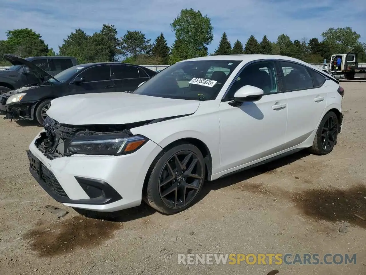 1 Photograph of a damaged car 19XFL1H85NE024472 HONDA CIVIC 2022