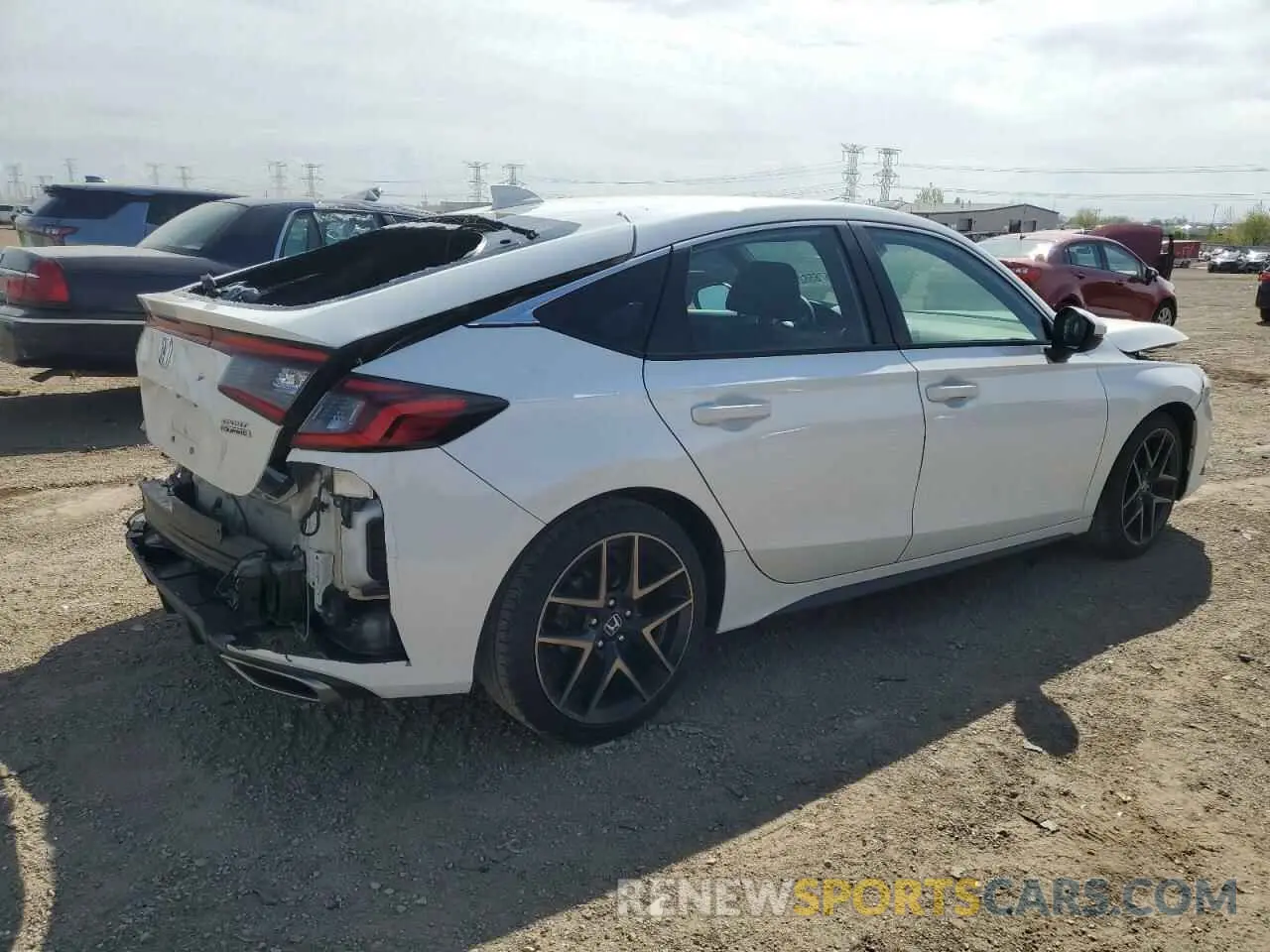 3 Photograph of a damaged car 19XFL1H85NE024472 HONDA CIVIC 2022