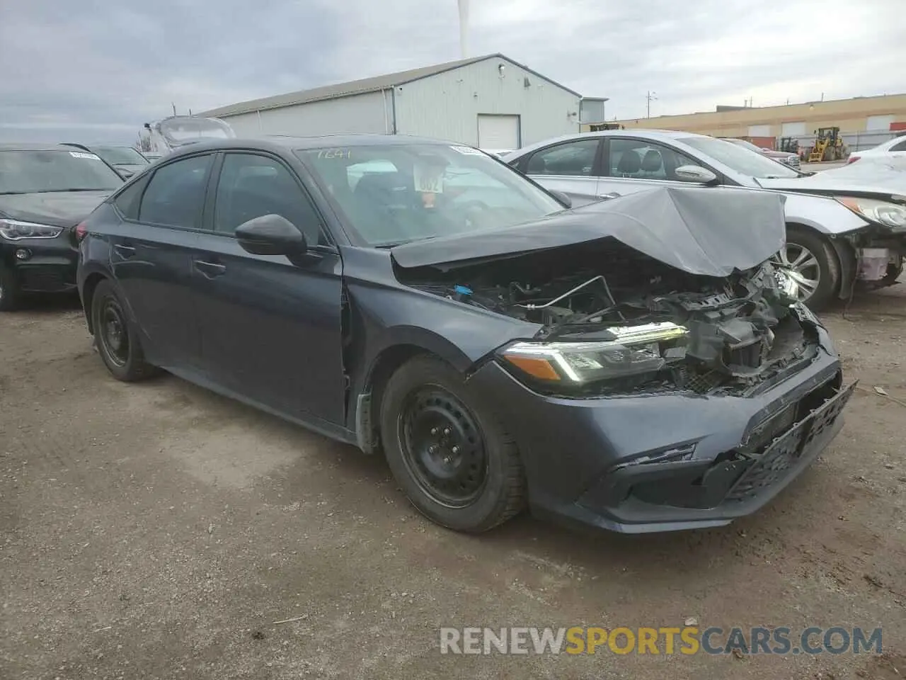 4 Photograph of a damaged car 19XFL1H85NE402077 HONDA CIVIC 2022
