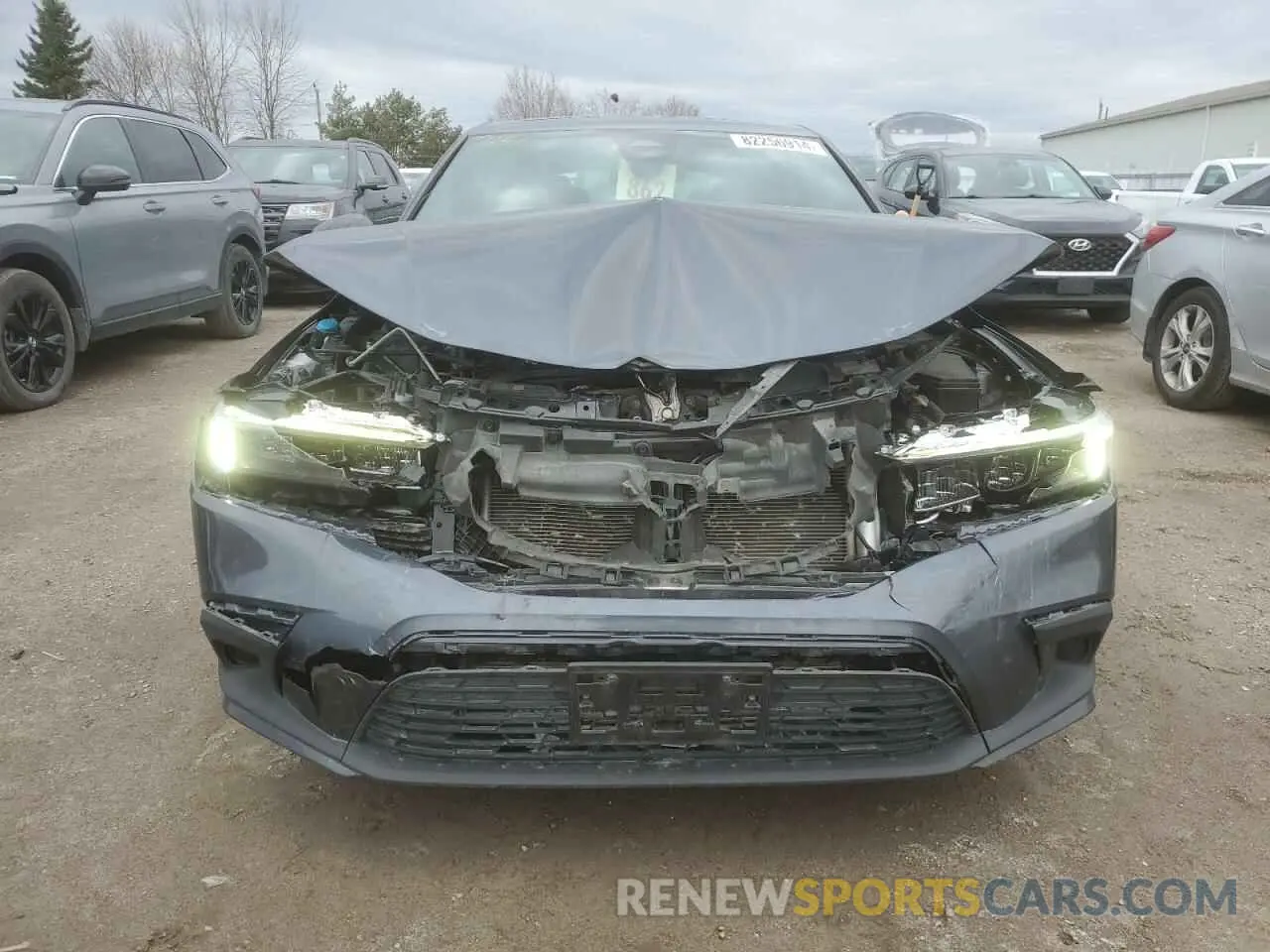 5 Photograph of a damaged car 19XFL1H85NE402077 HONDA CIVIC 2022
