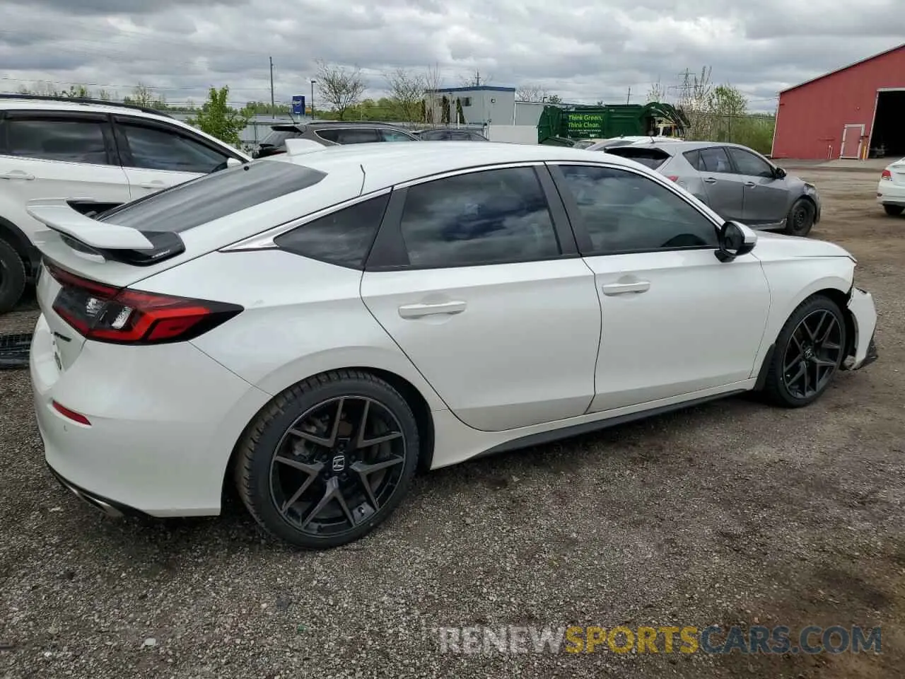 3 Photograph of a damaged car 19XFL1H86NE401844 HONDA CIVIC 2022