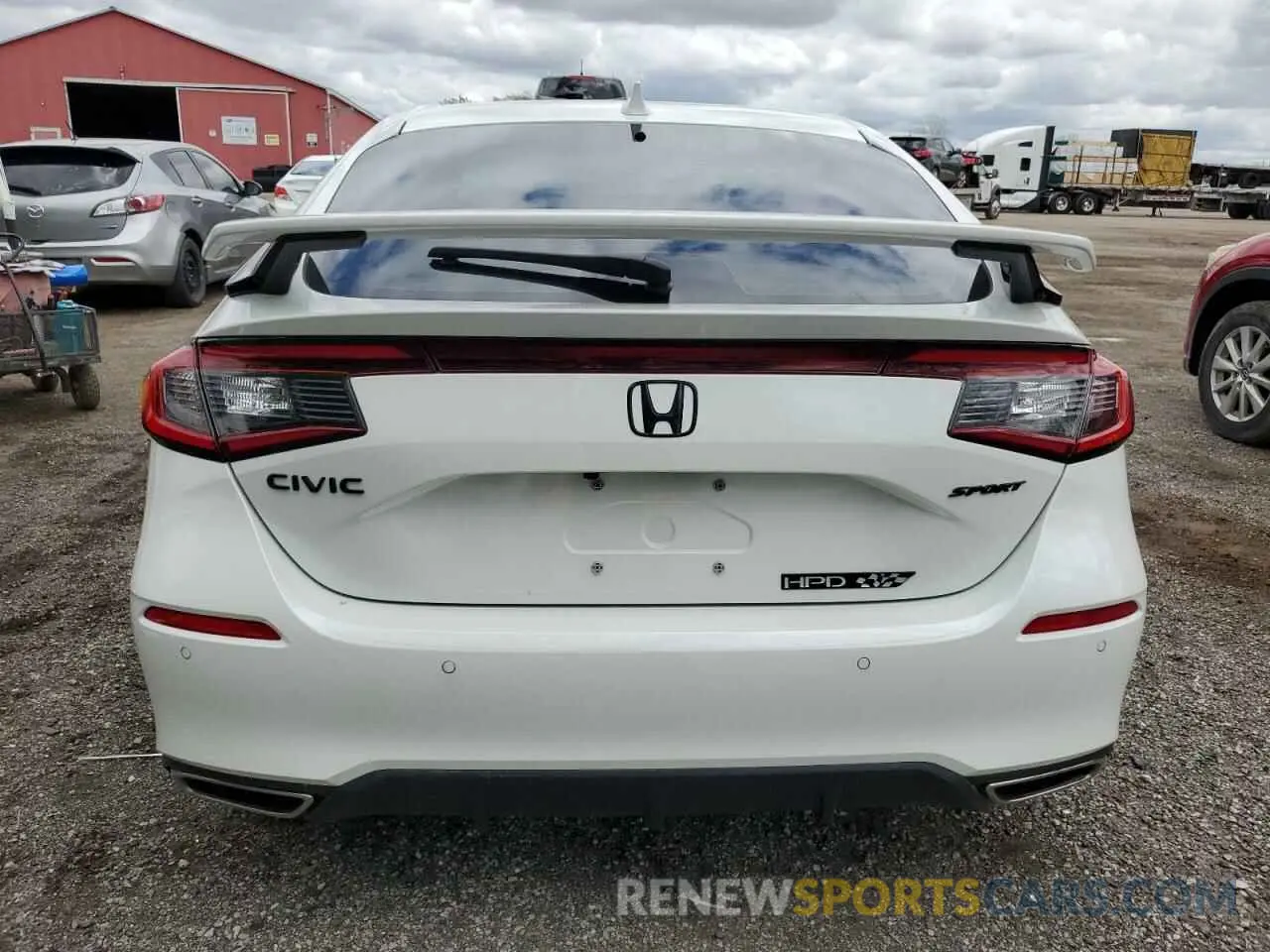 6 Photograph of a damaged car 19XFL1H86NE401844 HONDA CIVIC 2022