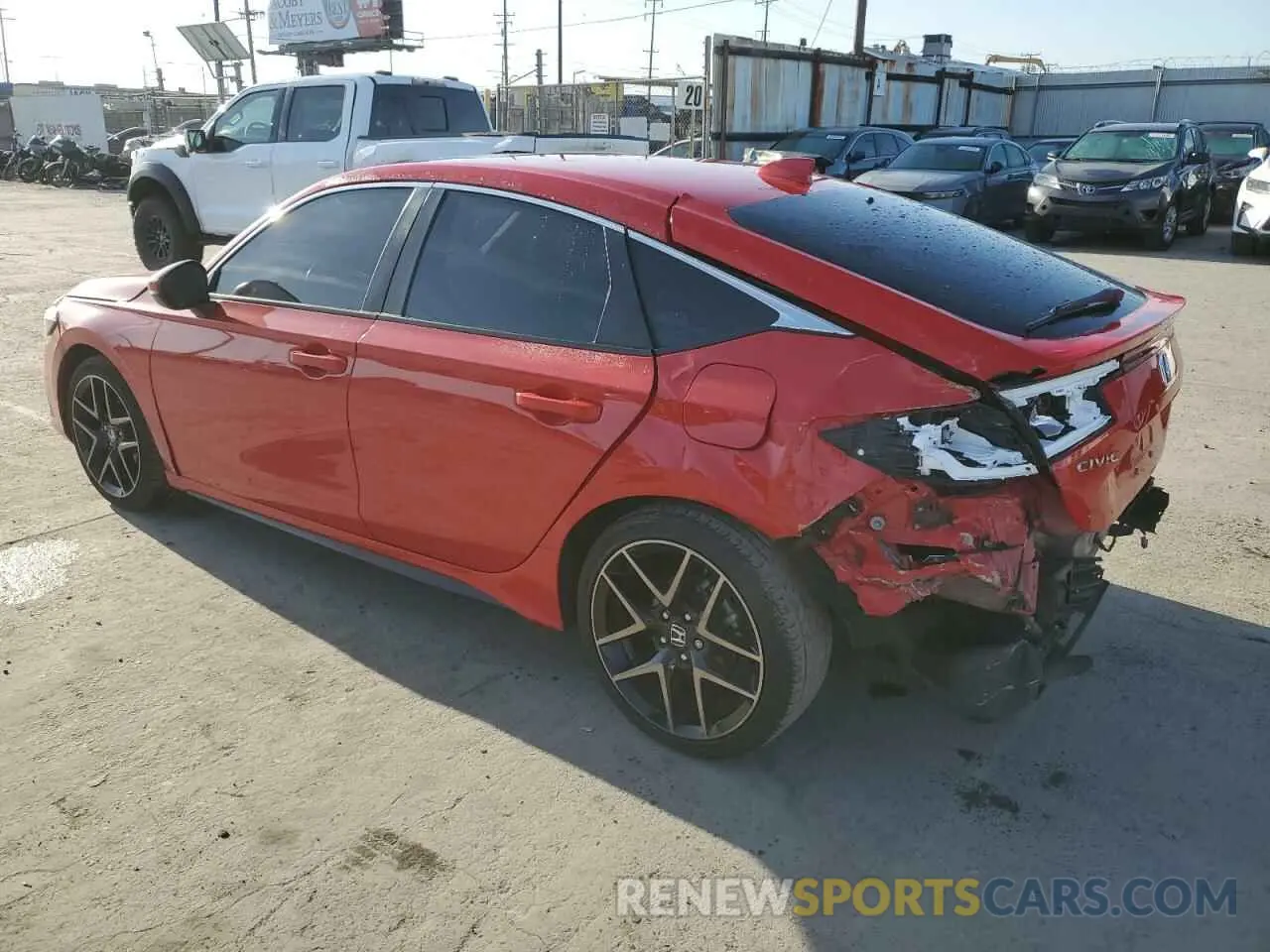 2 Photograph of a damaged car 19XFL1H87NE019788 HONDA CIVIC 2022