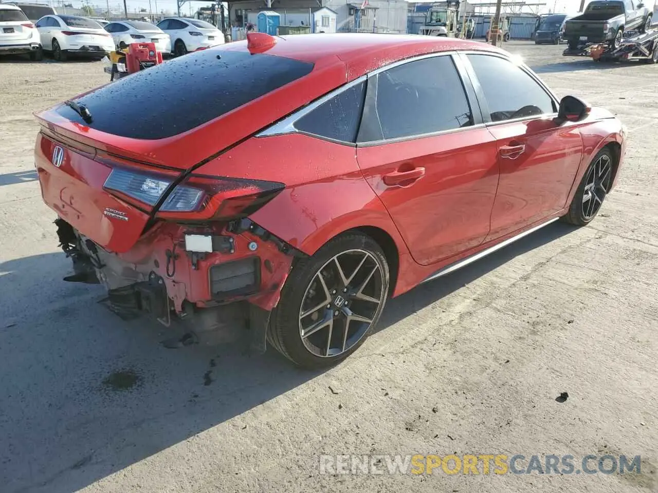 3 Photograph of a damaged car 19XFL1H87NE019788 HONDA CIVIC 2022
