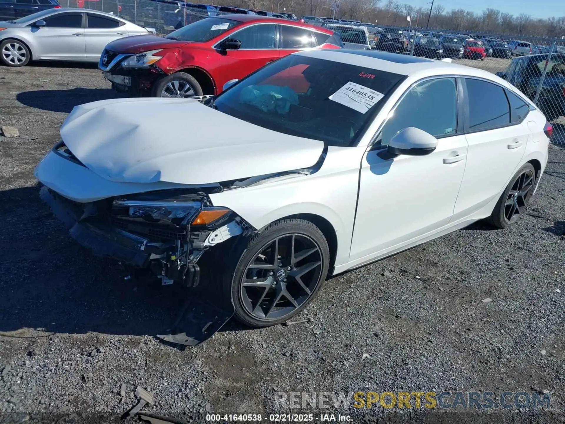 2 Photograph of a damaged car 19XFL1H89NE001521 HONDA CIVIC 2022