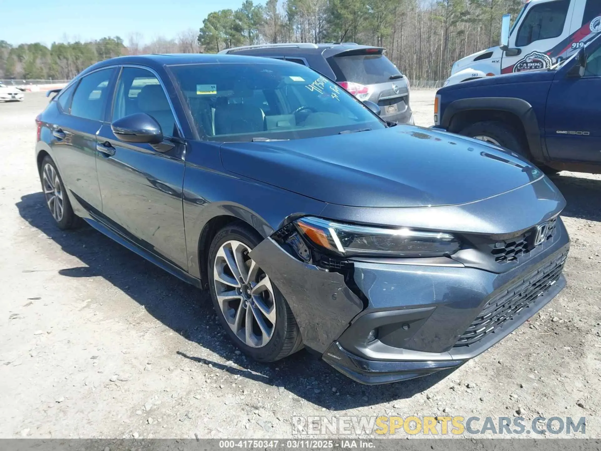 1 Photograph of a damaged car 19XFL1H8XNE008574 HONDA CIVIC 2022