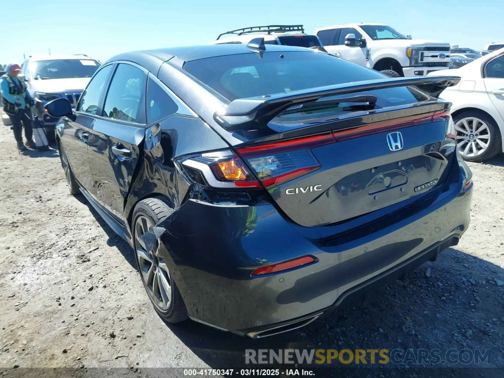 3 Photograph of a damaged car 19XFL1H8XNE008574 HONDA CIVIC 2022
