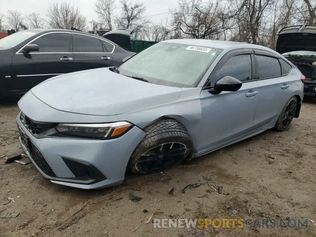 1 Photograph of a damaged car 19XFL2G86NE000866 HONDA CIVIC 2022