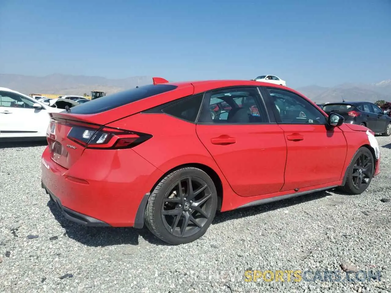 3 Photograph of a damaged car 19XFL2G87NE000388 HONDA CIVIC 2022