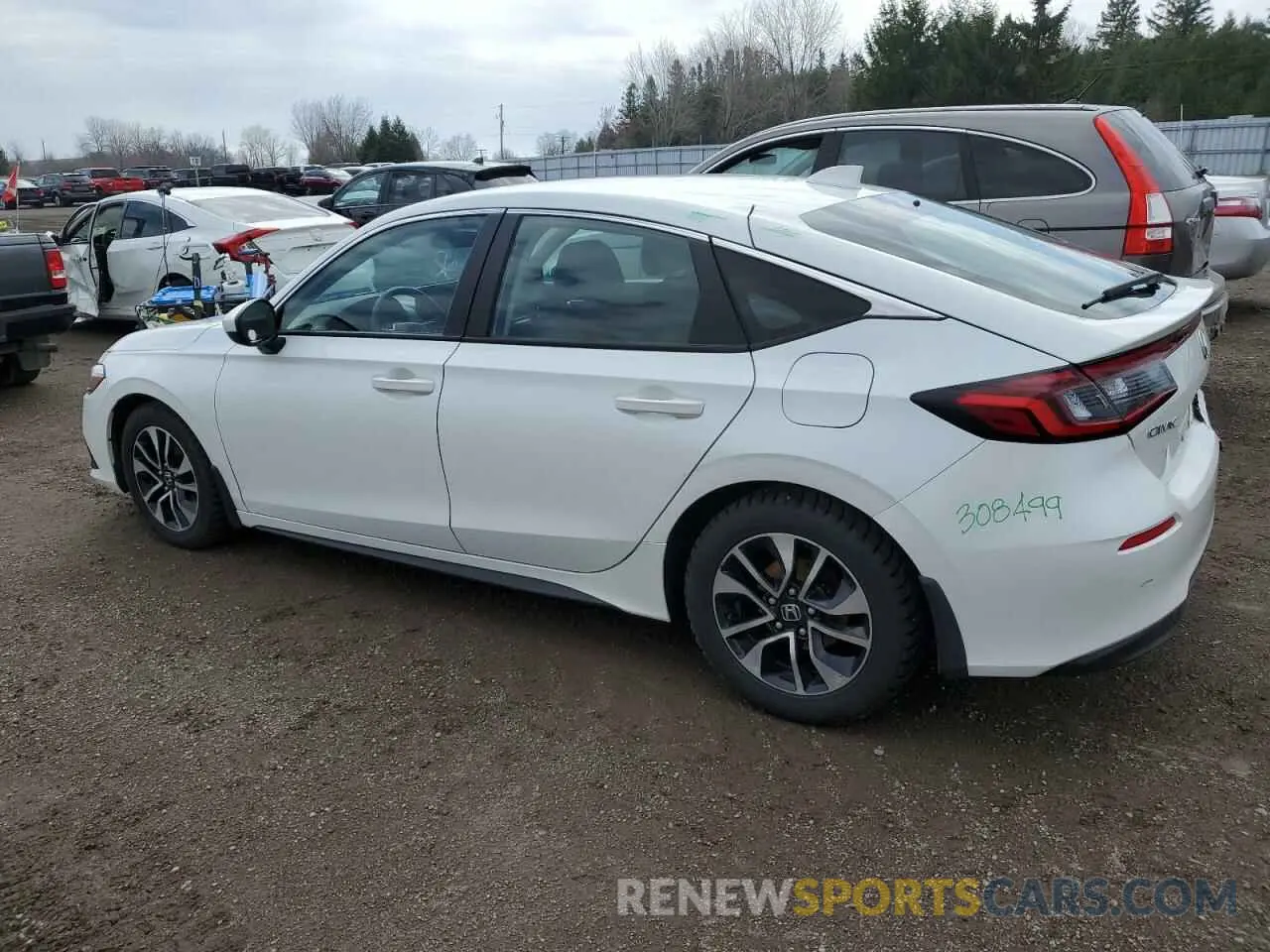 2 Photograph of a damaged car 19XFL2H53NE400274 HONDA CIVIC 2022
