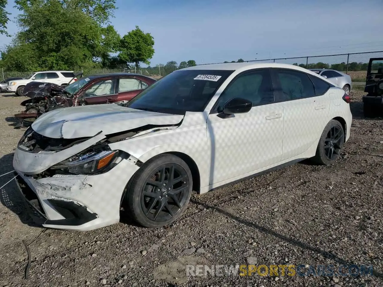 1 Photograph of a damaged car 19XFL2H80NE009853 HONDA CIVIC 2022