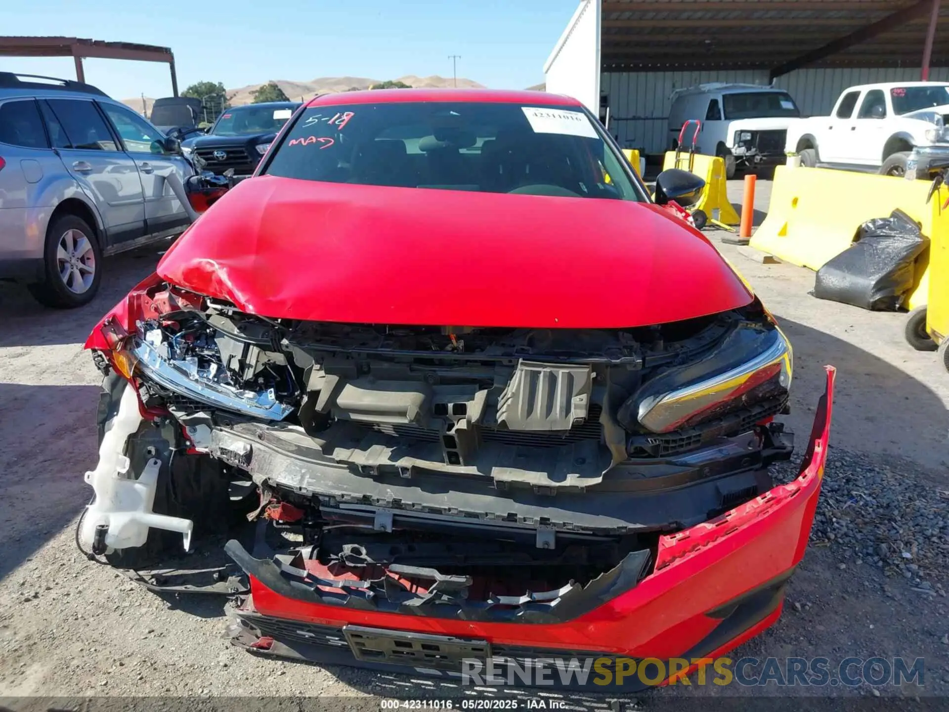12 Photograph of a damaged car 19XFL2H81NE006251 HONDA CIVIC 2022