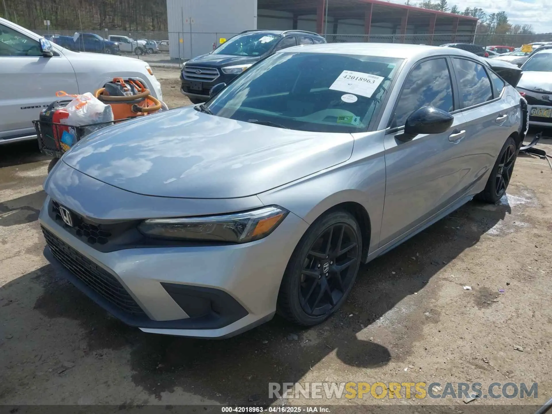 2 Photograph of a damaged car 19XFL2H81NE007142 HONDA CIVIC 2022