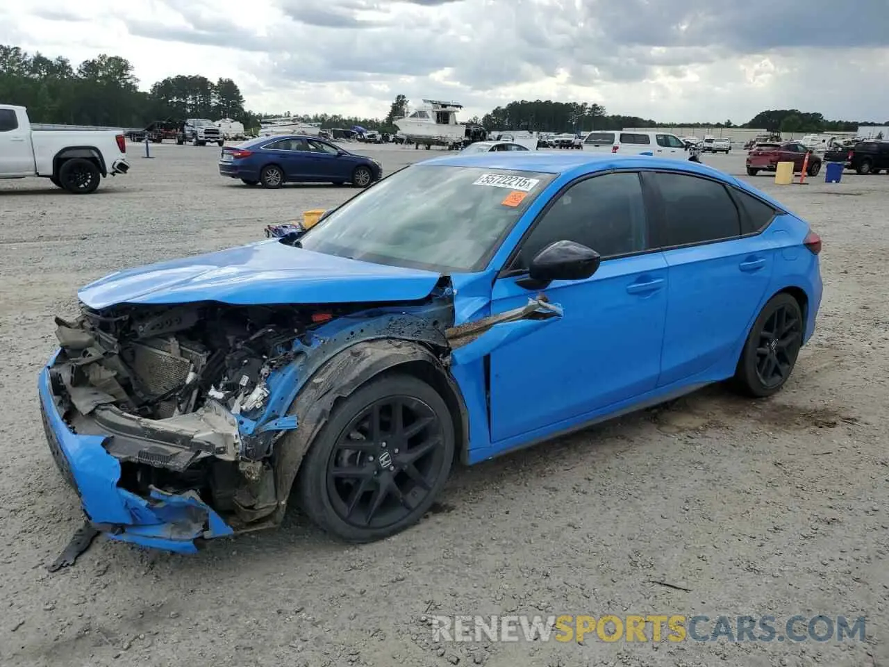 1 Photograph of a damaged car 19XFL2H81NE007982 HONDA CIVIC 2022