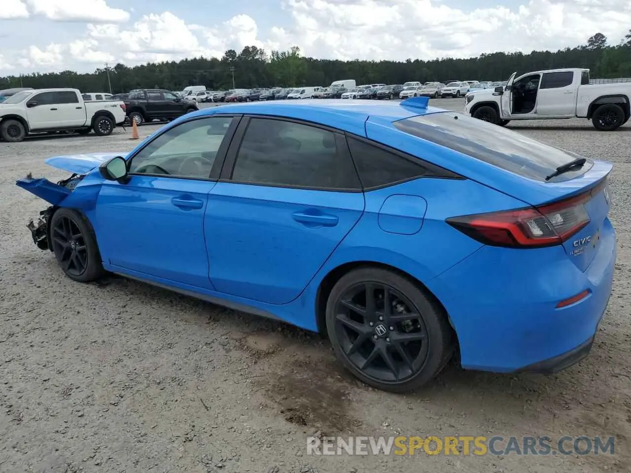 2 Photograph of a damaged car 19XFL2H81NE007982 HONDA CIVIC 2022
