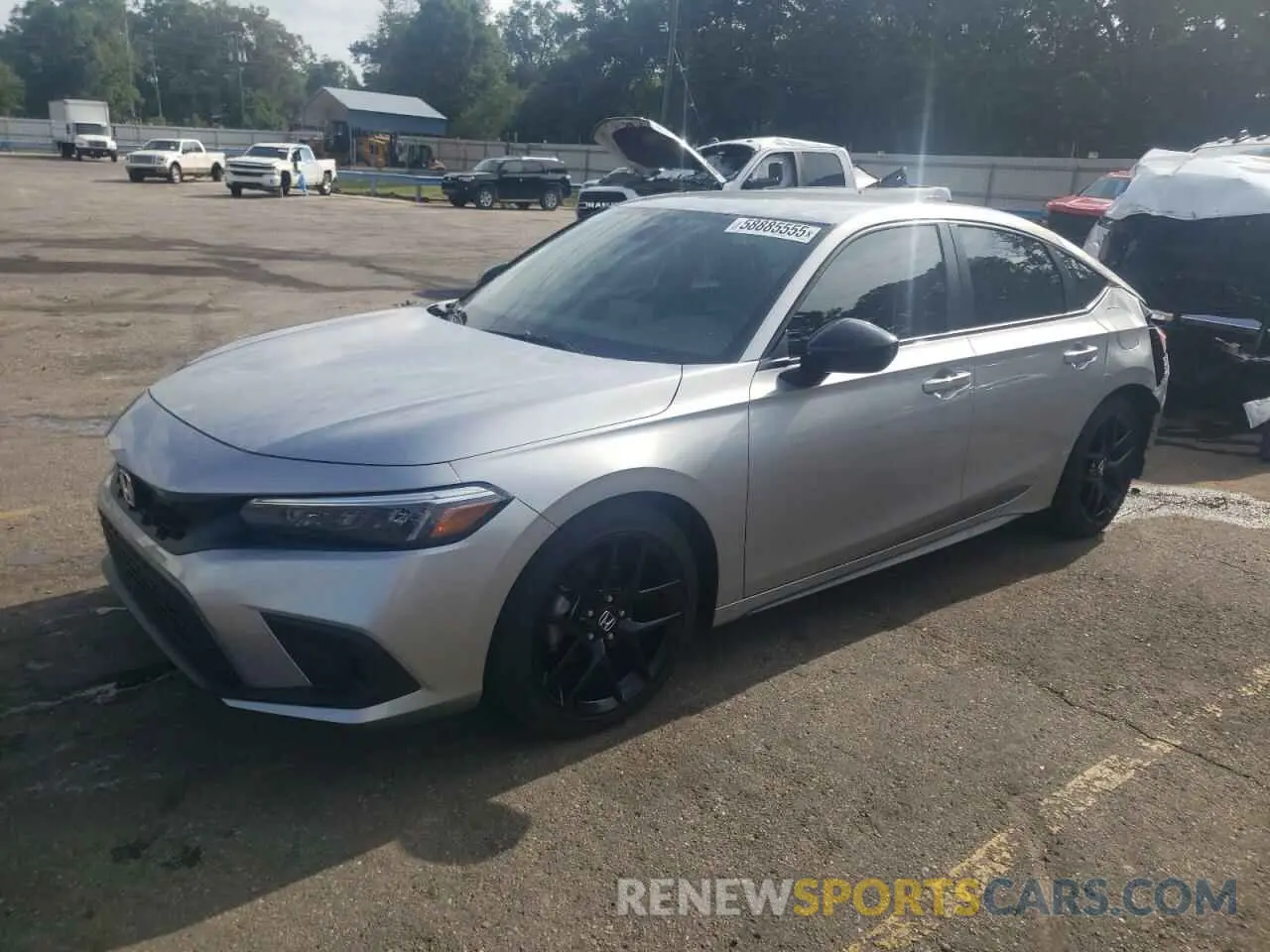 1 Photograph of a damaged car 19XFL2H82NE004556 HONDA CIVIC 2022