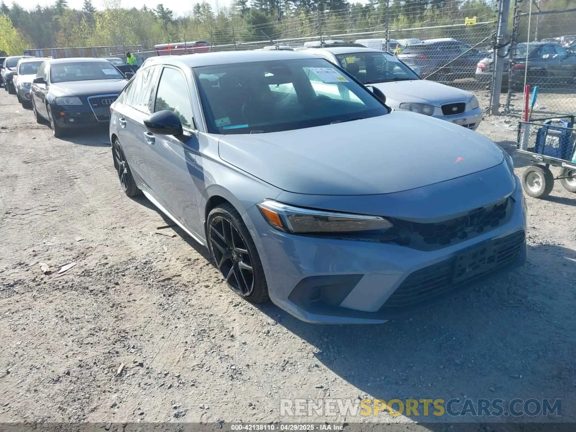1 Photograph of a damaged car 19XFL2H82NE013600 HONDA CIVIC 2022