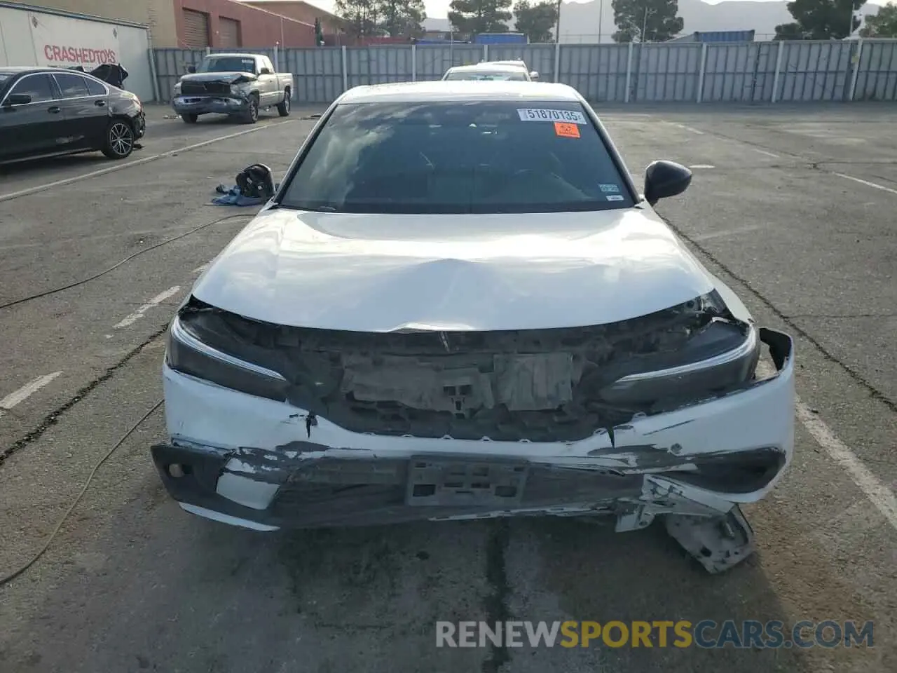 5 Photograph of a damaged car 19XFL2H82NE013967 HONDA CIVIC 2022
