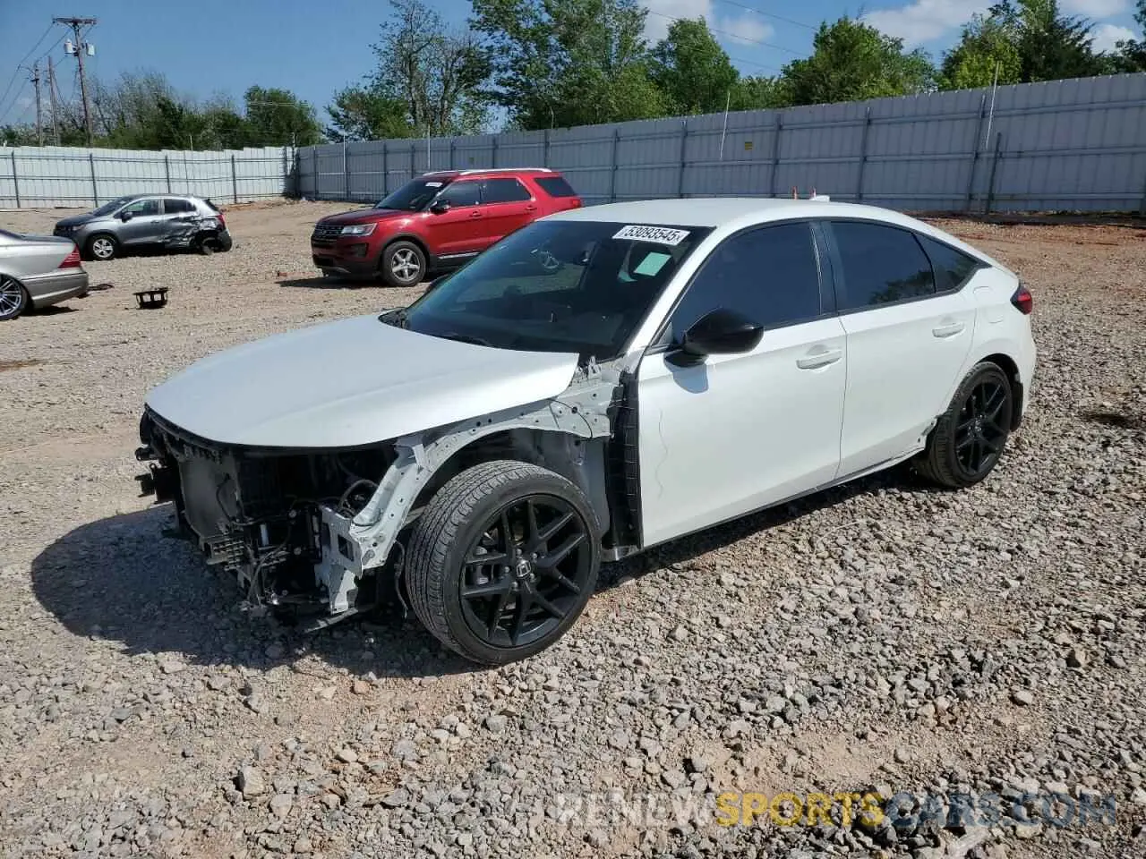 1 Photograph of a damaged car 19XFL2H82NE022572 HONDA CIVIC 2022