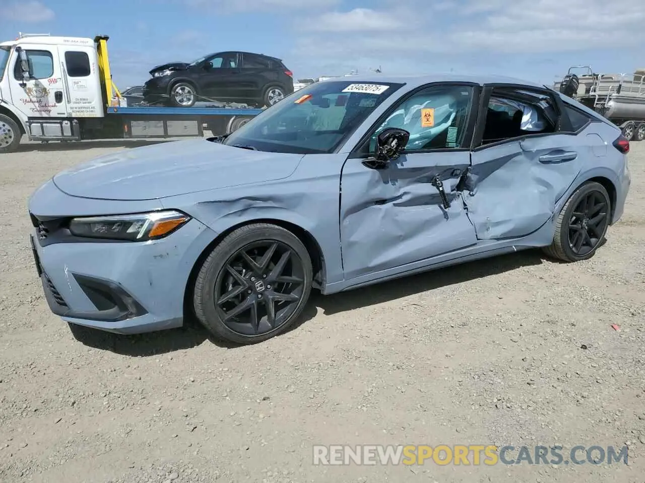 1 Photograph of a damaged car 19XFL2H82NE022796 HONDA CIVIC 2022