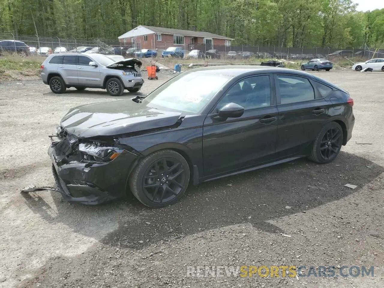 1 Photograph of a damaged car 19XFL2H83NE001648 HONDA CIVIC 2022