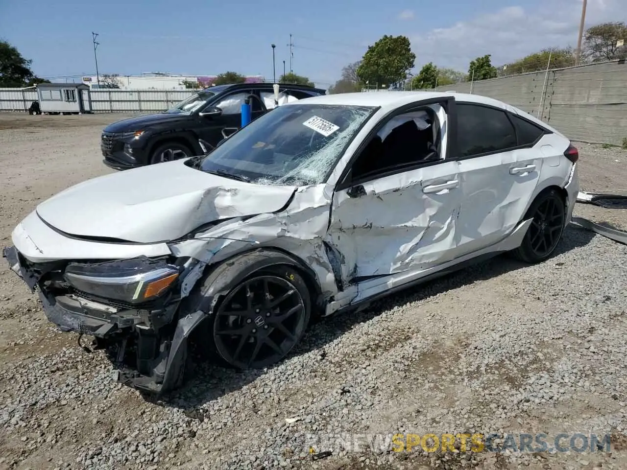 1 Photograph of a damaged car 19XFL2H83NE004016 HONDA CIVIC 2022
