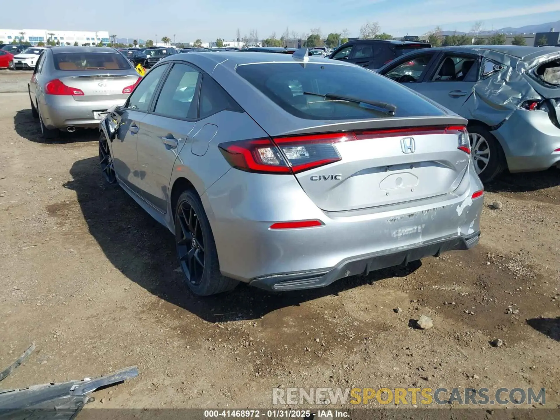 3 Photograph of a damaged car 19XFL2H83NE024928 HONDA CIVIC 2022