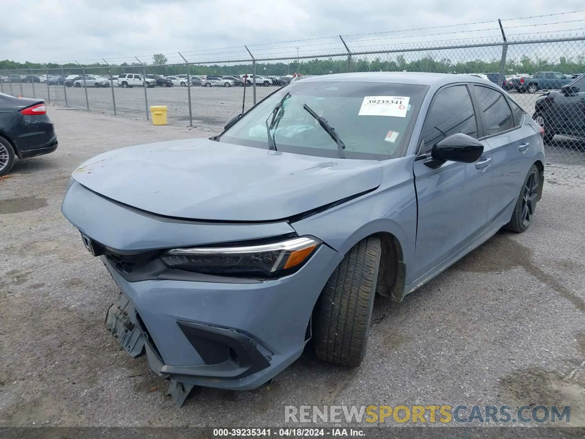 2 Photograph of a damaged car 19XFL2H84NE000055 HONDA CIVIC 2022