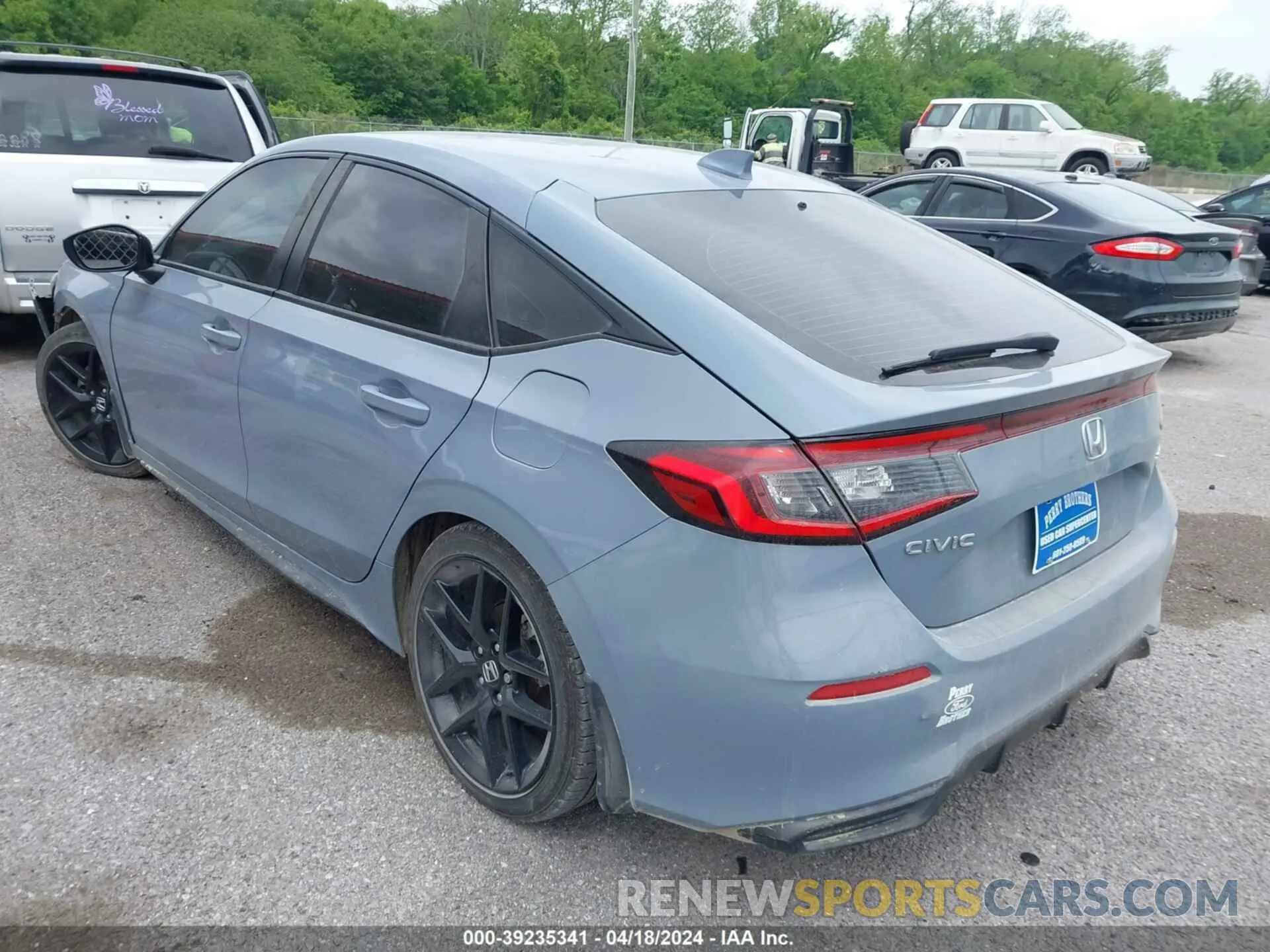 3 Photograph of a damaged car 19XFL2H84NE000055 HONDA CIVIC 2022