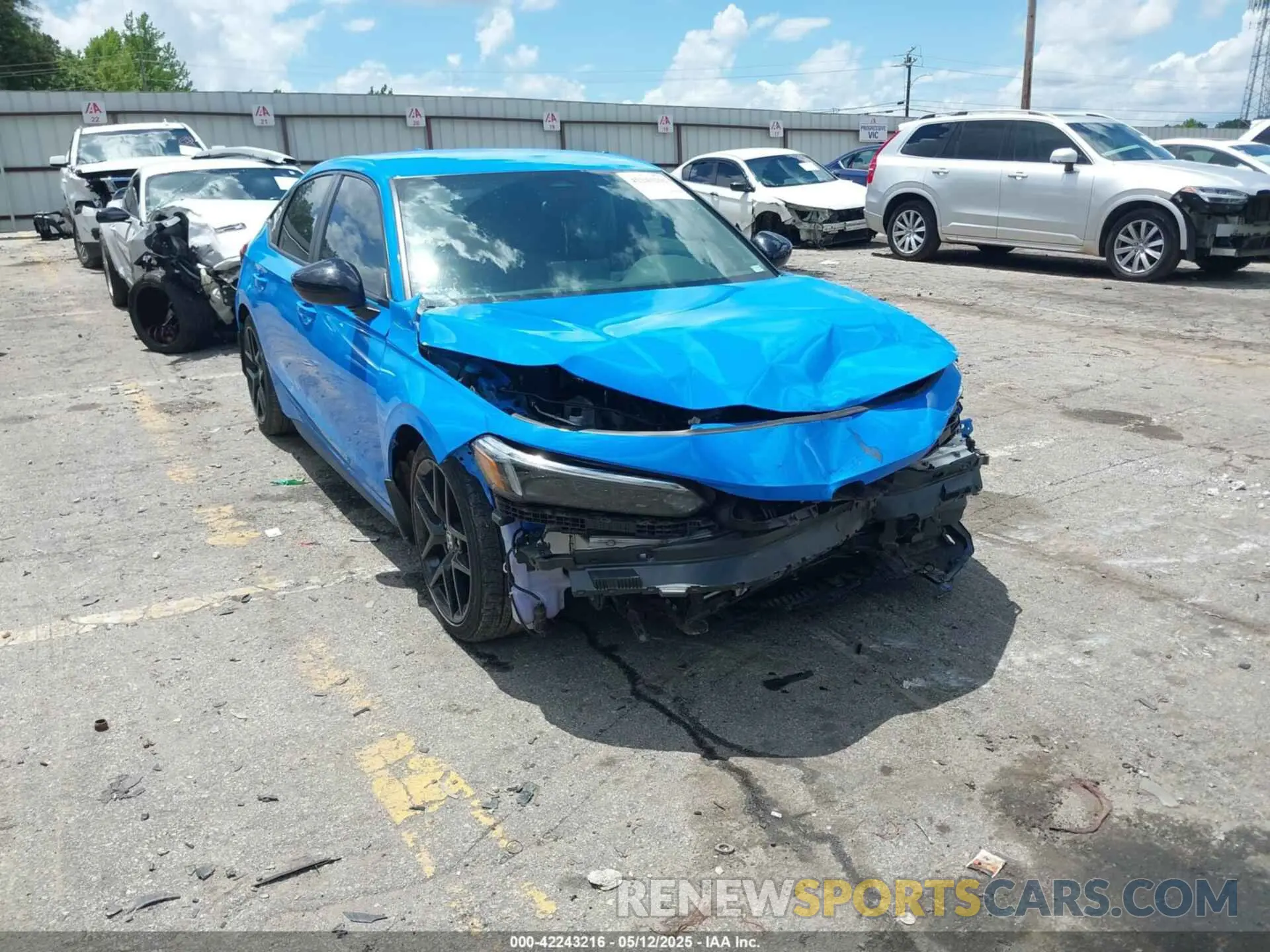 1 Photograph of a damaged car 19XFL2H84NE008317 HONDA CIVIC 2022