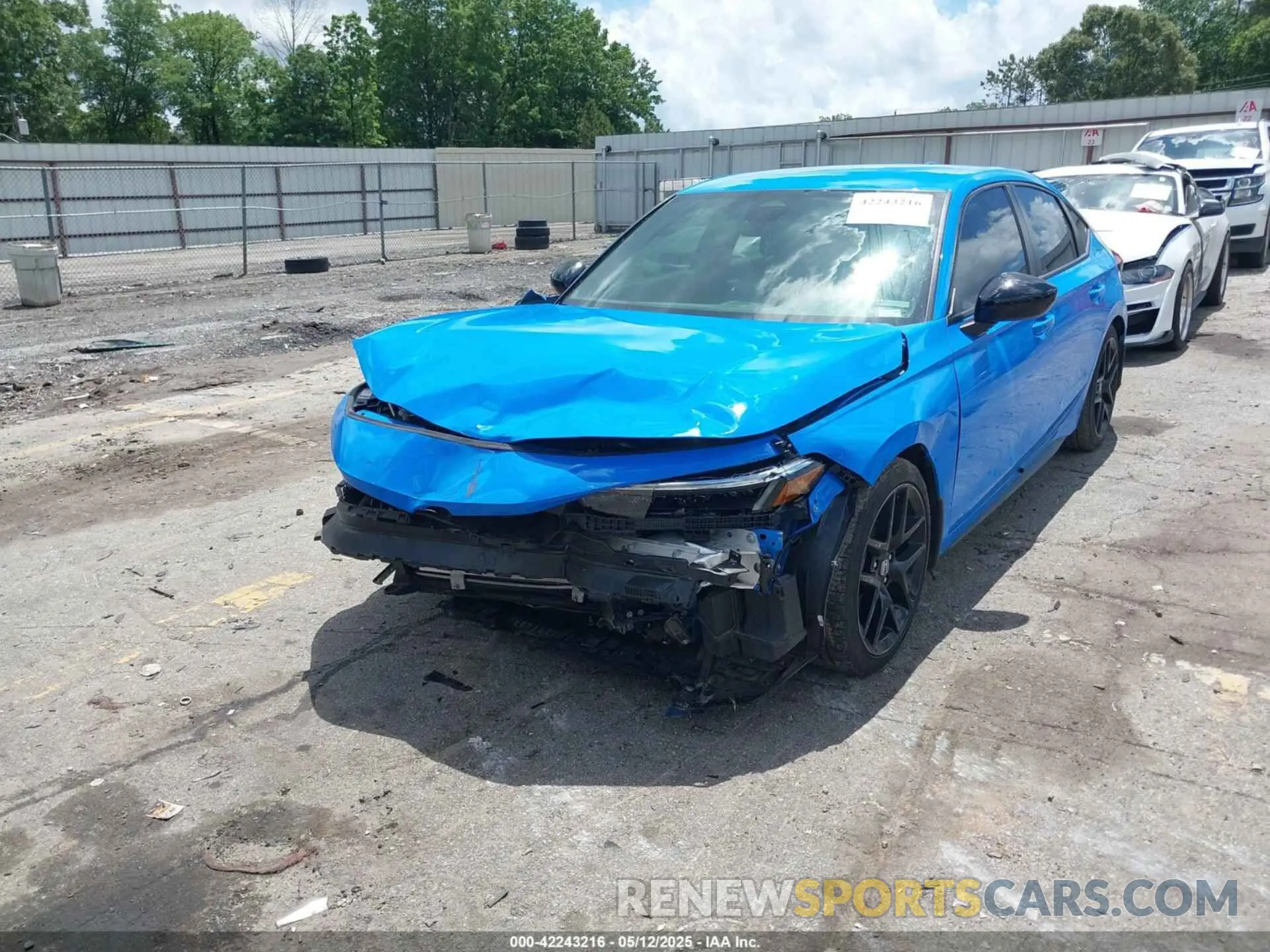2 Photograph of a damaged car 19XFL2H84NE008317 HONDA CIVIC 2022