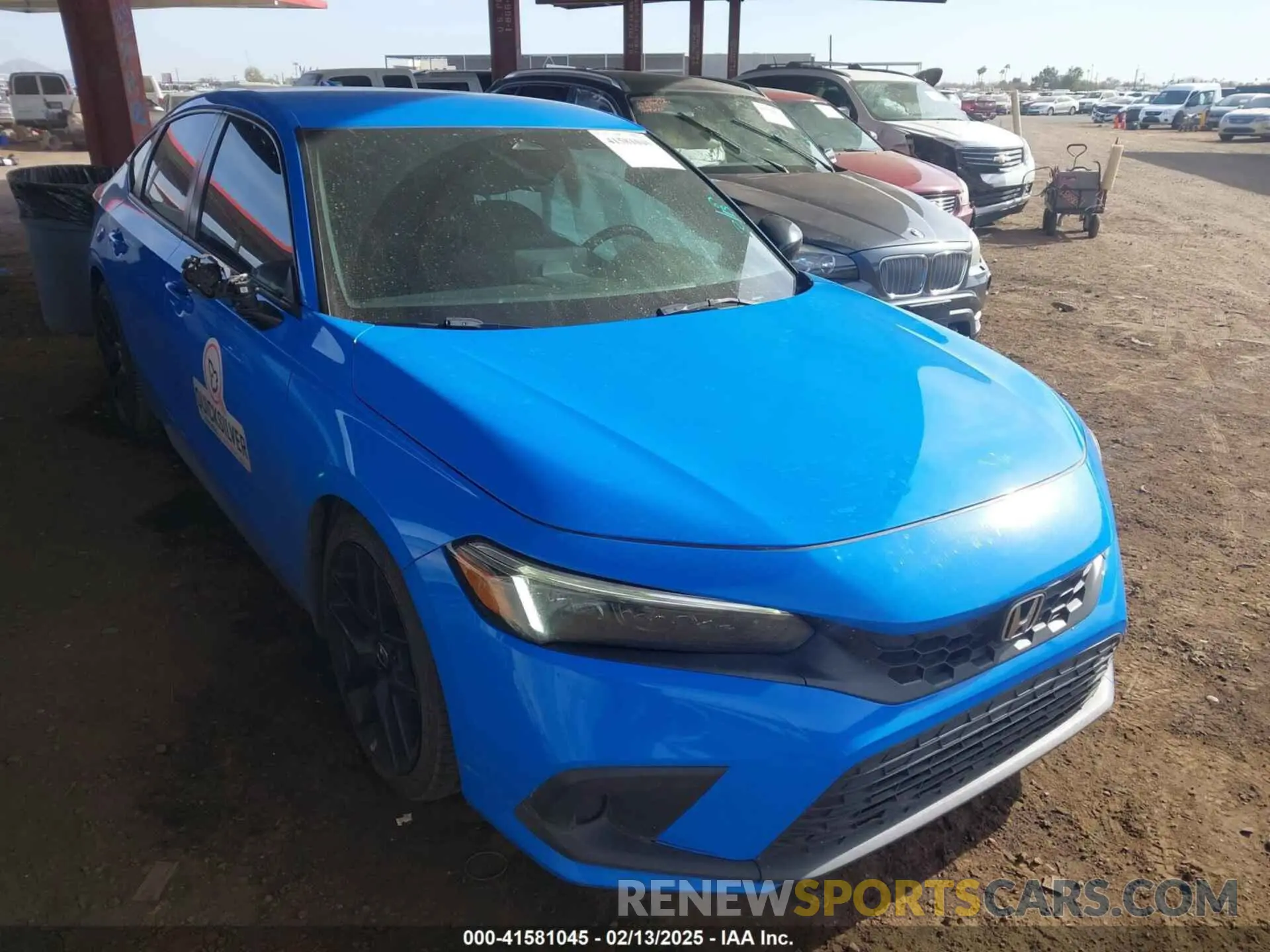 1 Photograph of a damaged car 19XFL2H84NE018152 HONDA CIVIC 2022