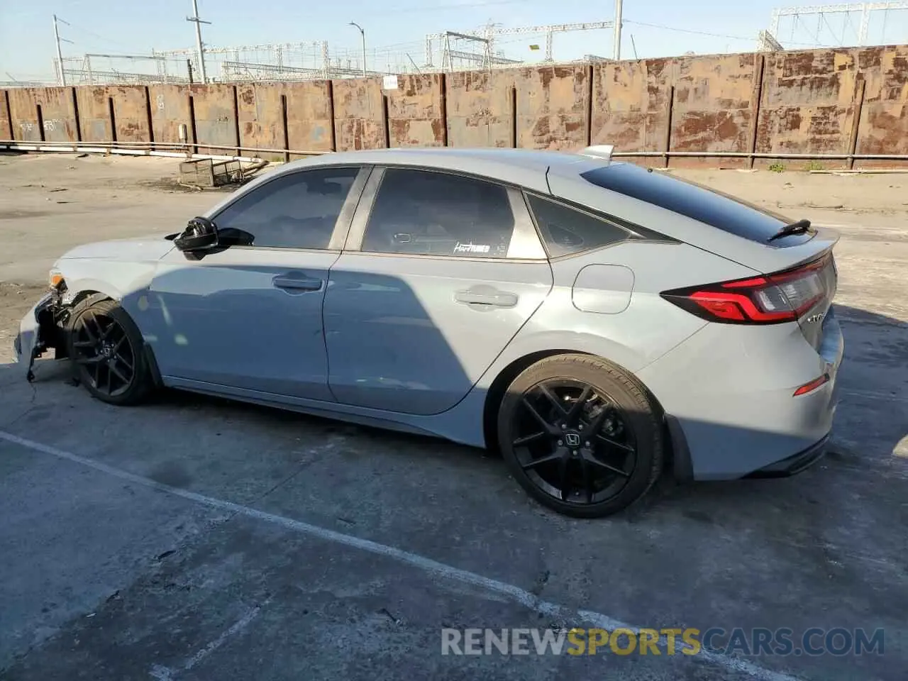 2 Photograph of a damaged car 19XFL2H84NE021309 HONDA CIVIC 2022
