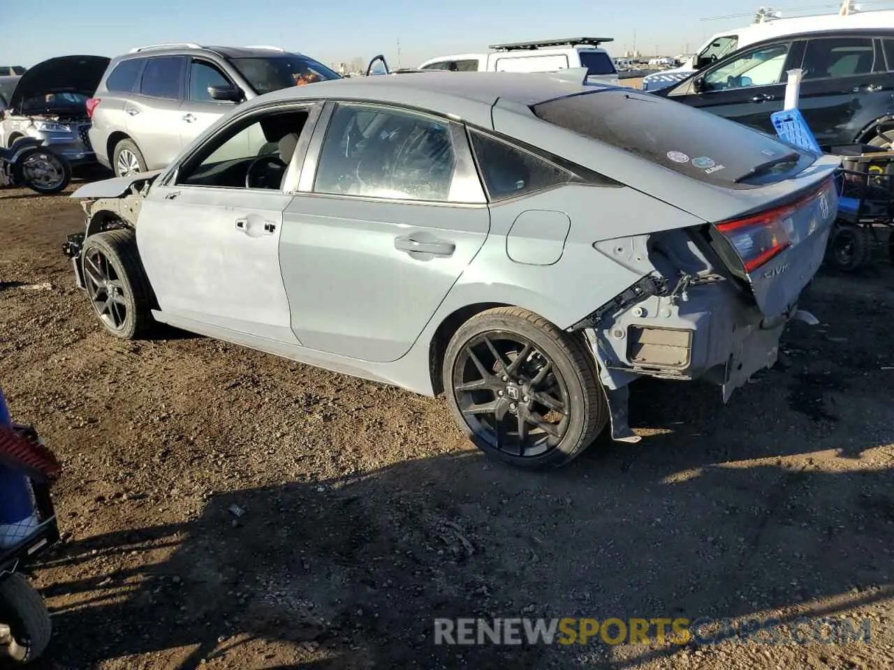 2 Photograph of a damaged car 19XFL2H85NE005698 HONDA CIVIC 2022