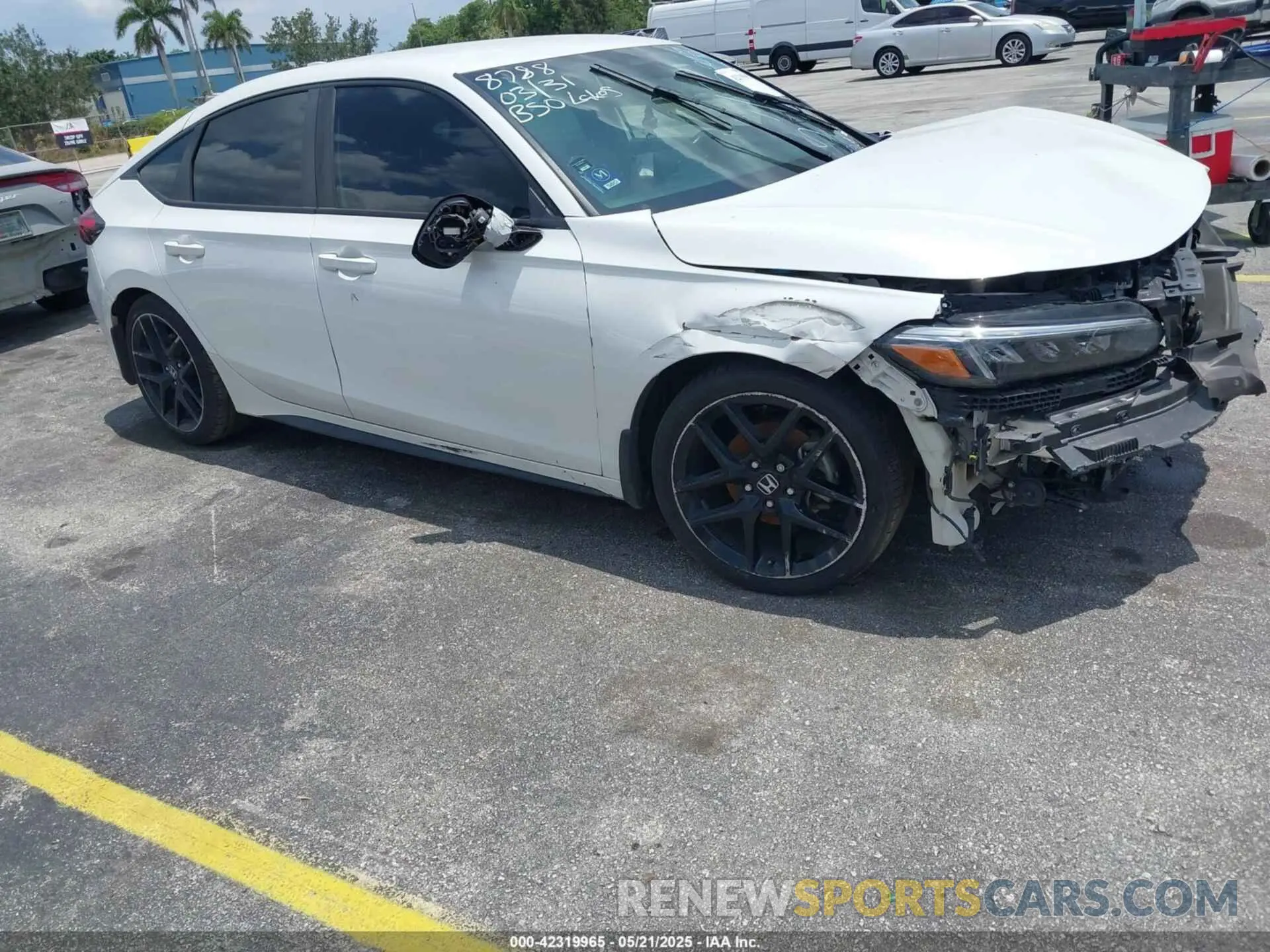 1 Photograph of a damaged car 19XFL2H85NE018788 HONDA CIVIC 2022
