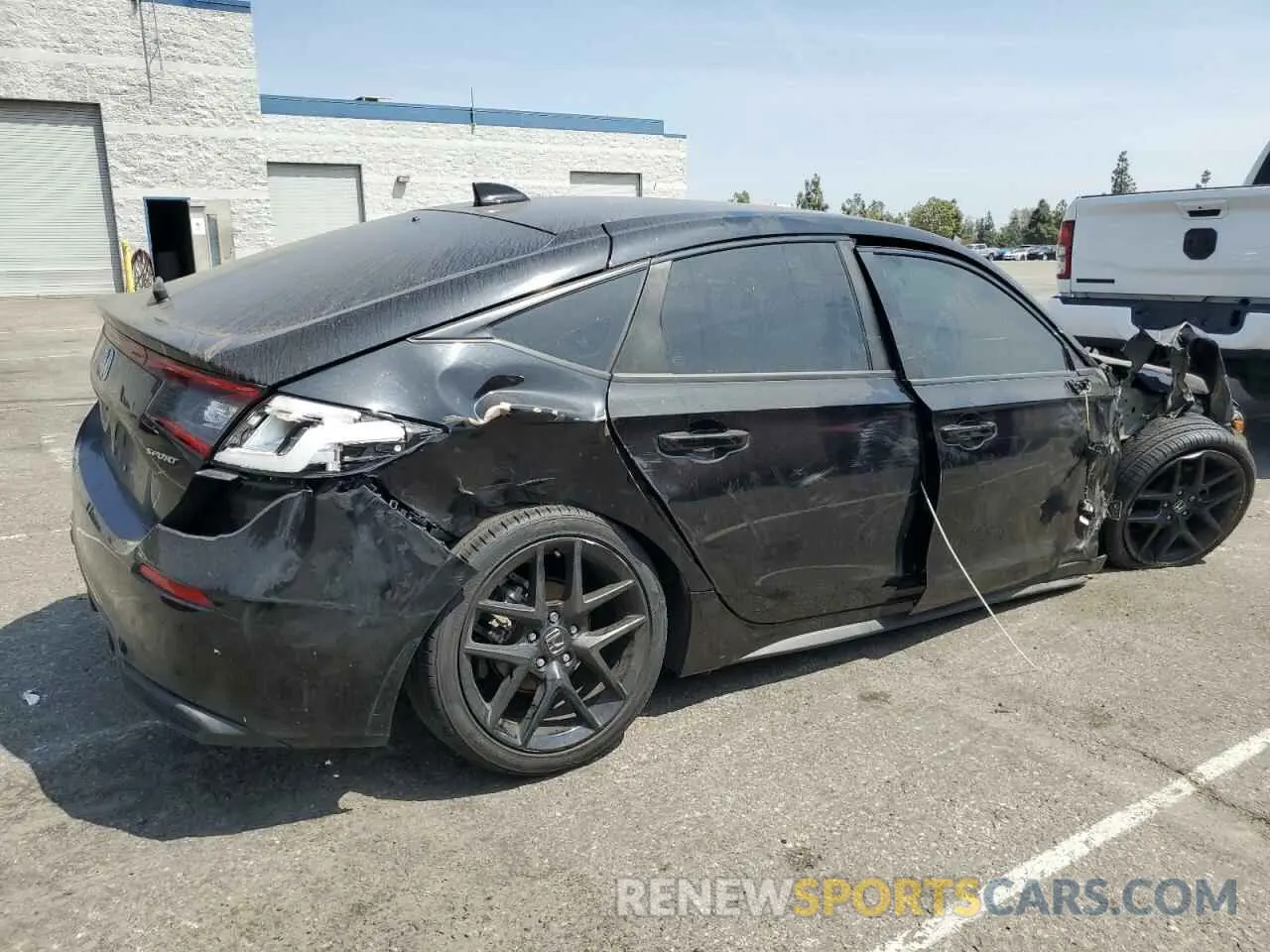 3 Photograph of a damaged car 19XFL2H87NE002026 HONDA CIVIC 2022
