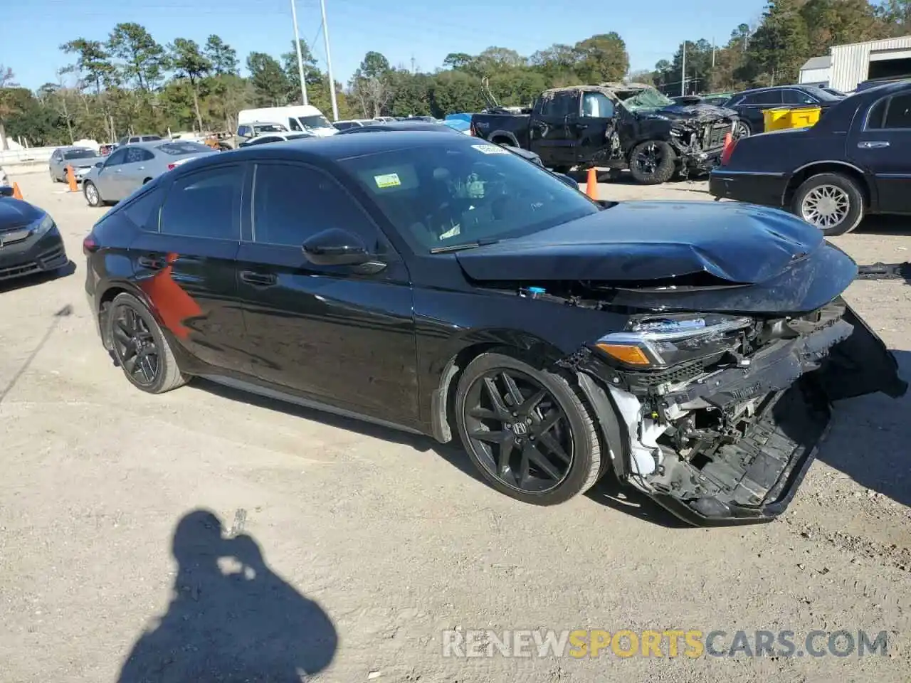 4 Photograph of a damaged car 19XFL2H87NE002544 HONDA CIVIC 2022