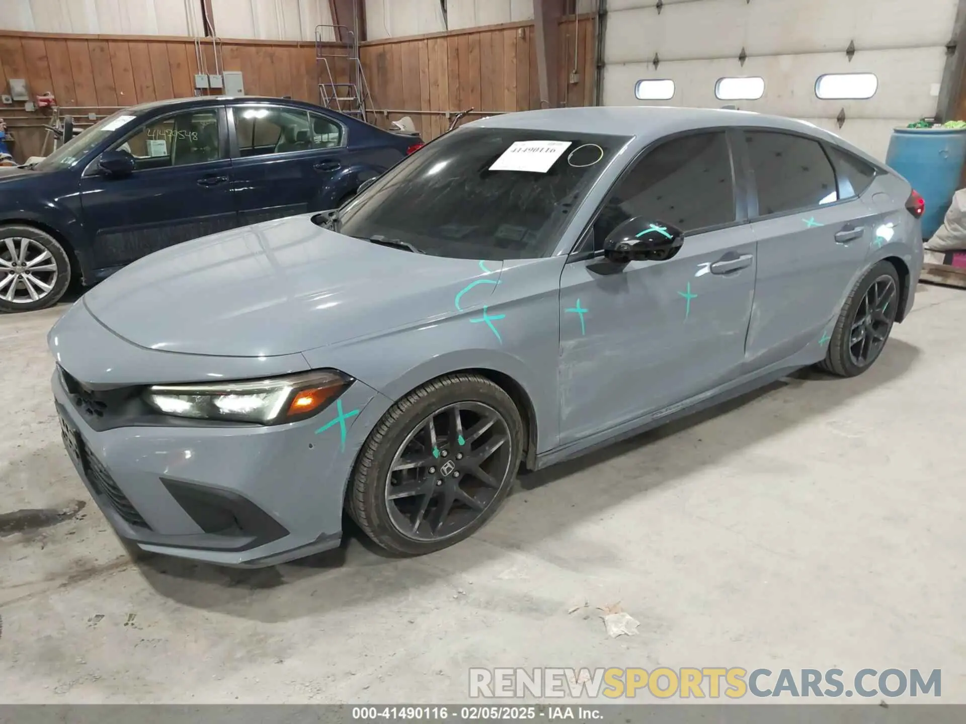 2 Photograph of a damaged car 19XFL2H87NE008540 HONDA CIVIC 2022