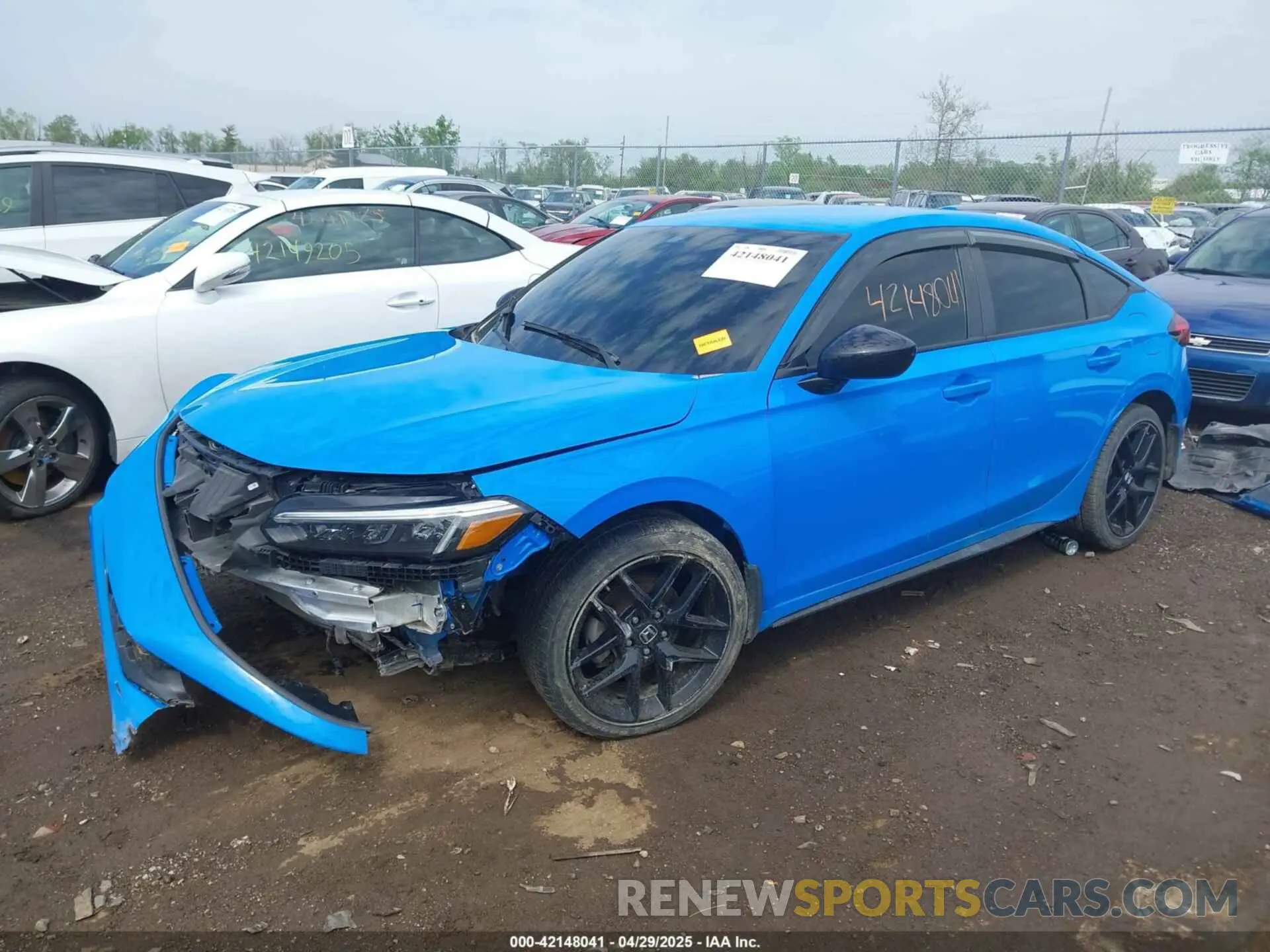 2 Photograph of a damaged car 19XFL2H87NE009767 HONDA CIVIC 2022