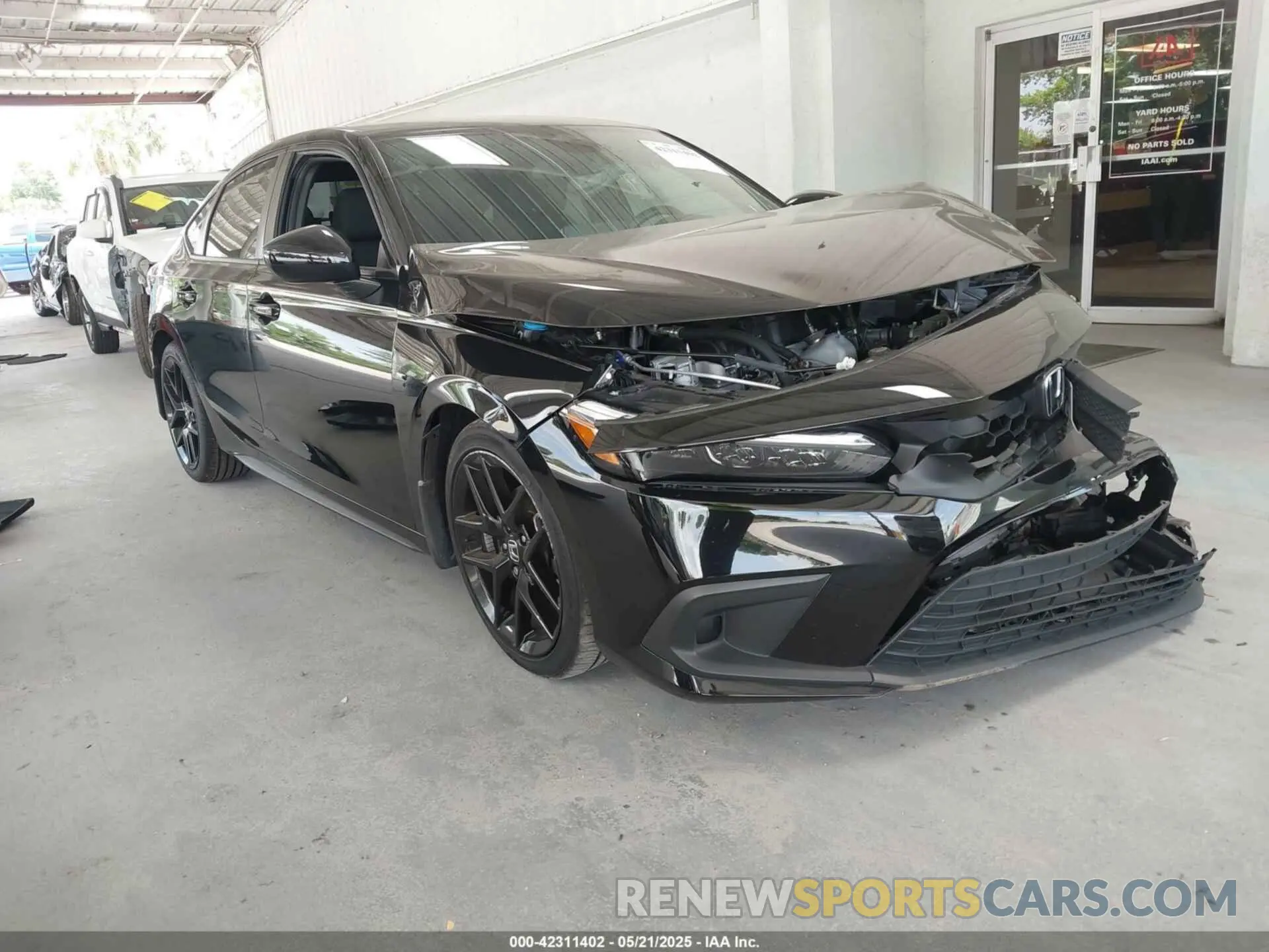 1 Photograph of a damaged car 19XFL2H87NE022292 HONDA CIVIC 2022