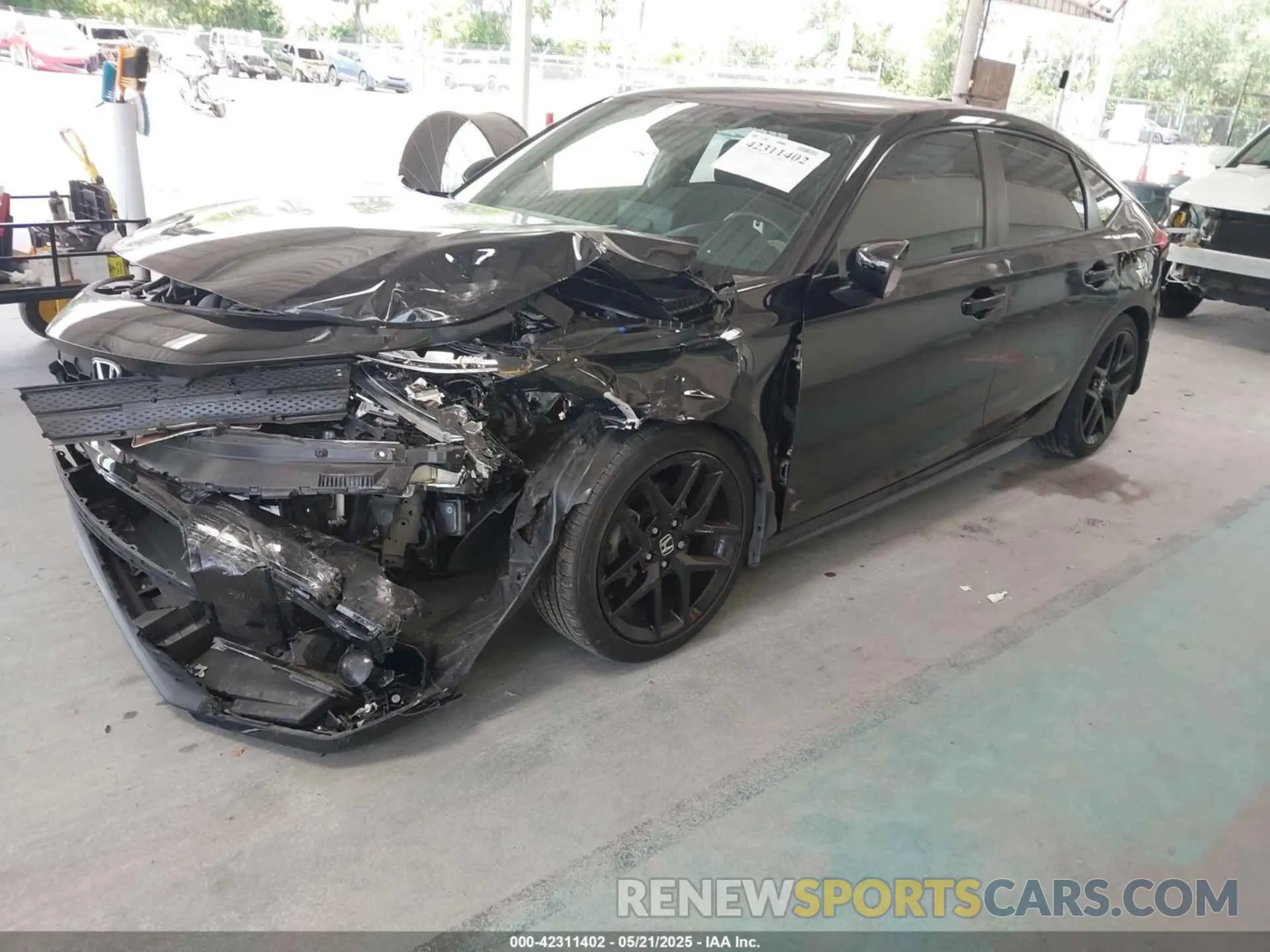 2 Photograph of a damaged car 19XFL2H87NE022292 HONDA CIVIC 2022
